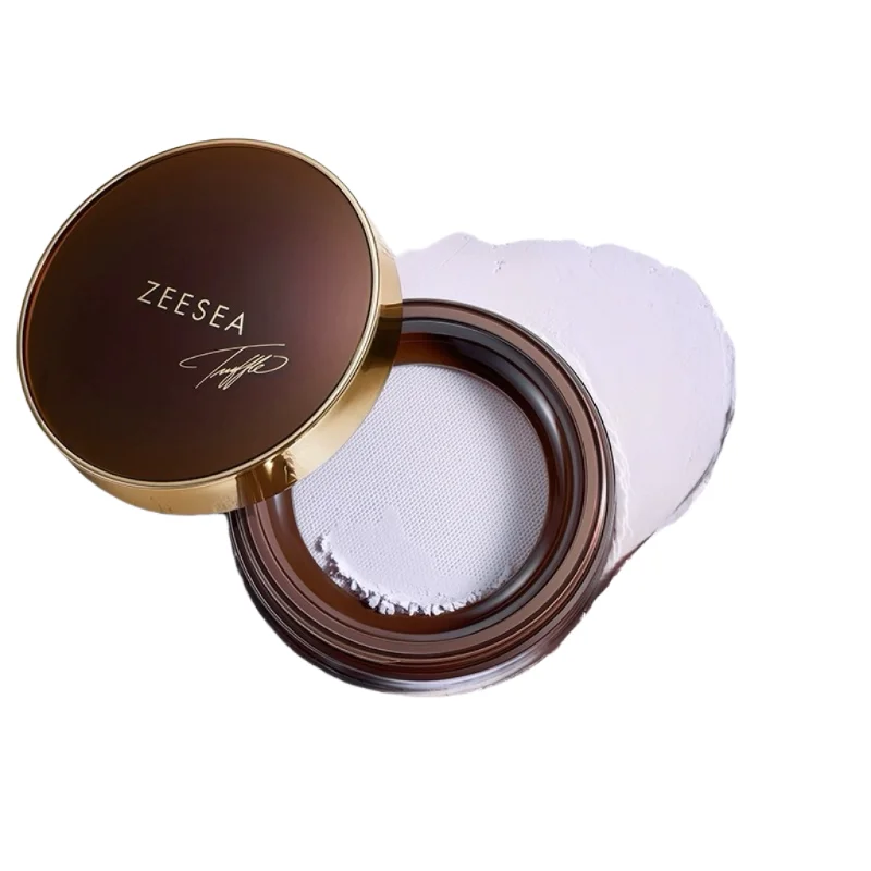 ZEESEA Own Brand Black Truffle Essence CC Cream Long-Lasting Moisturizing Brightening Liquid Face Makeup Base Setting Powder