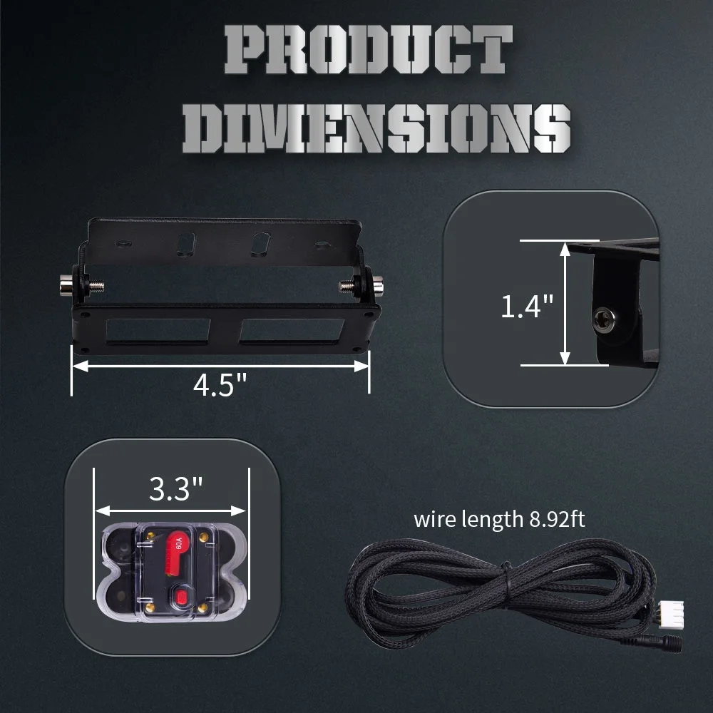 Universal 8 Gang Switch Panel Variable 7 Color Light Waterproof Circuit Control Relay System With Three Lighting Switching Modes
