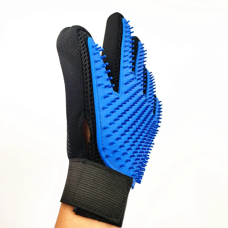 Simple innovative products high quality Eco-friendly TPR microfiber pet grooming glove