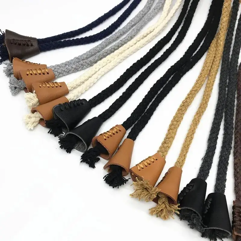 Высококачественный индивидуальный шнур для одежды шляпы с капюшоном головки веревкой может быть изготовлен по индивидуальному заказу в различных