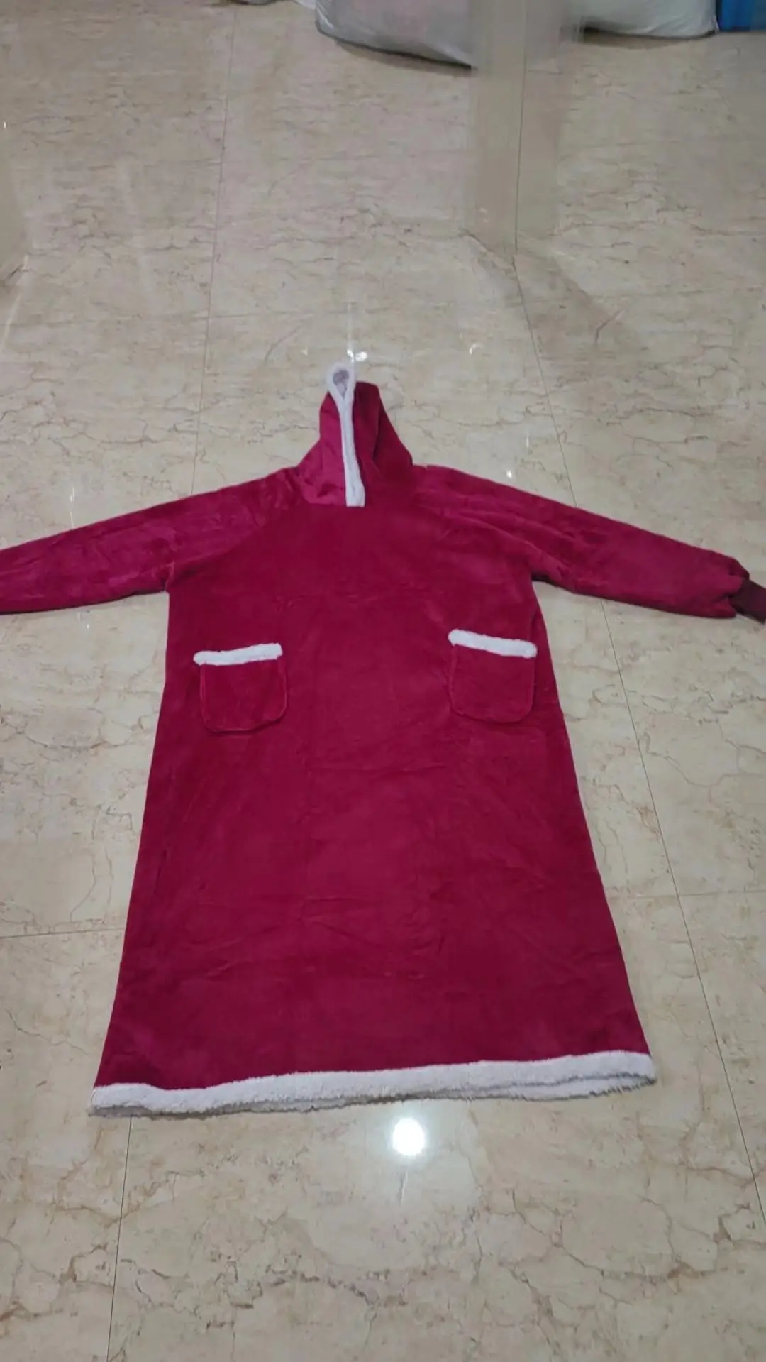 Dynamics Blanket Hoodie Dropshipping Flannel Hoodie Oversized Pocket Blanket Kids Jumper Fleece Long Sleeve Hooded Sweatshirt