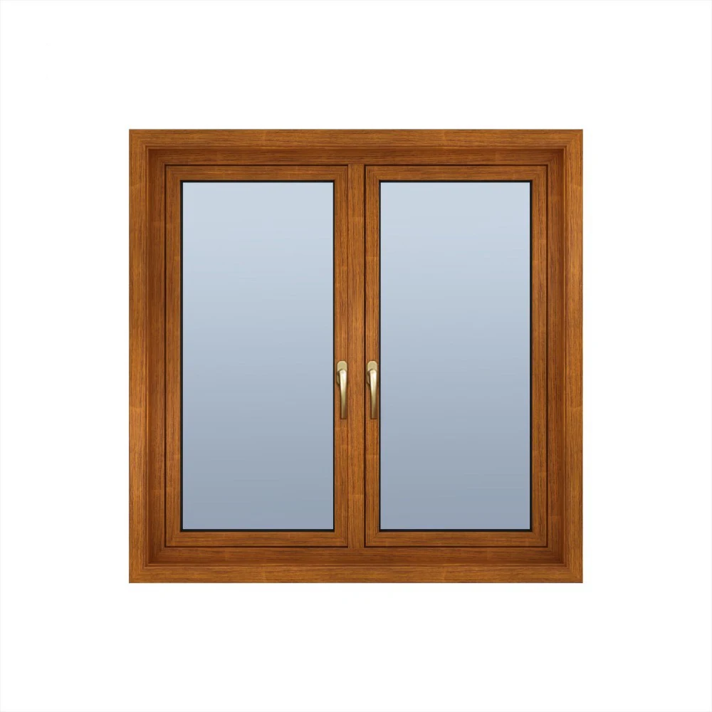 high quality wood clad windows wooden window design casement windows with triple glass