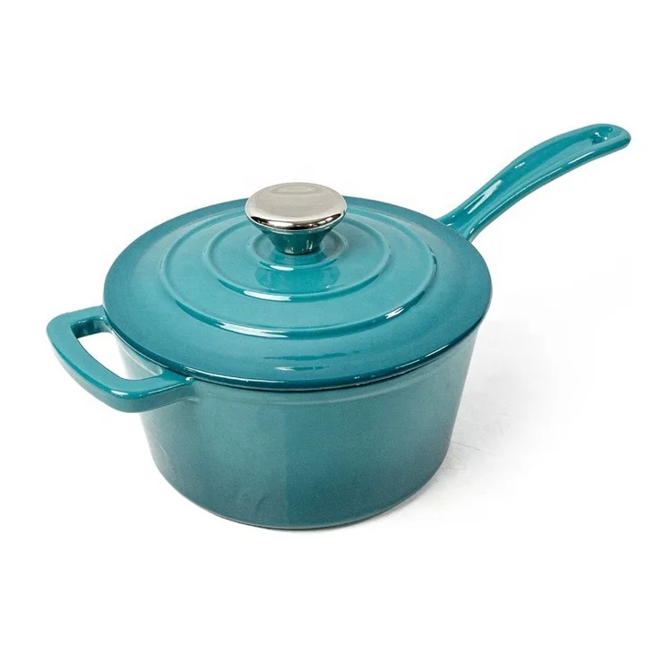 Foodie blue Color Pot Set Cookware Set Cooking Cast Iron Dutch Oven Enamel Cooking Pot Set