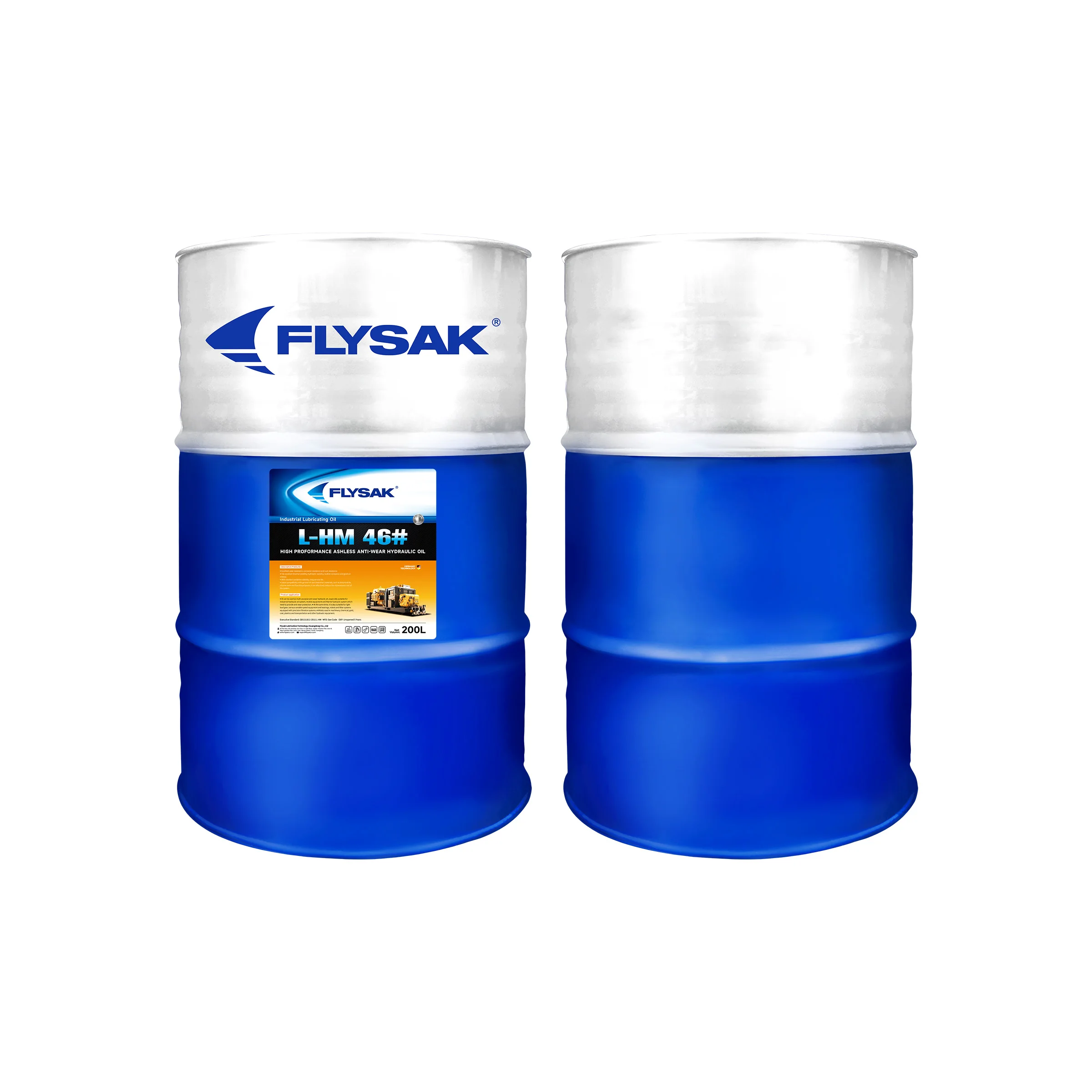 China Manufacture L-HM 46 High Proformance Ashless Anti-wear Hydraulic Oil reduce the maintenance cost of the system Lubricants