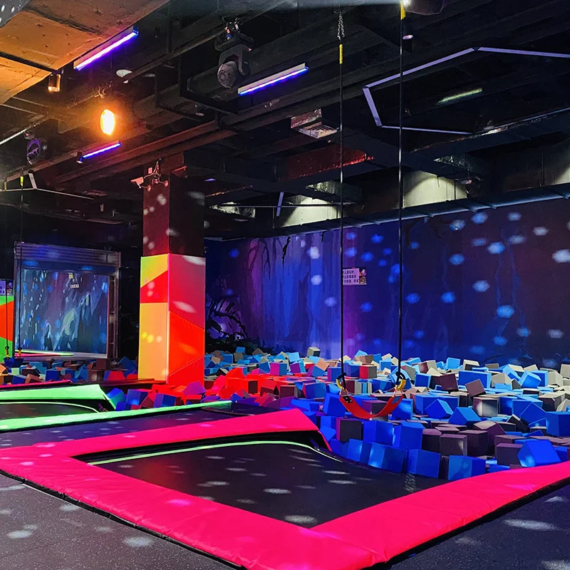 Indoor large parent-child interactive trampoline park customizable amusement park equipment manufacturer