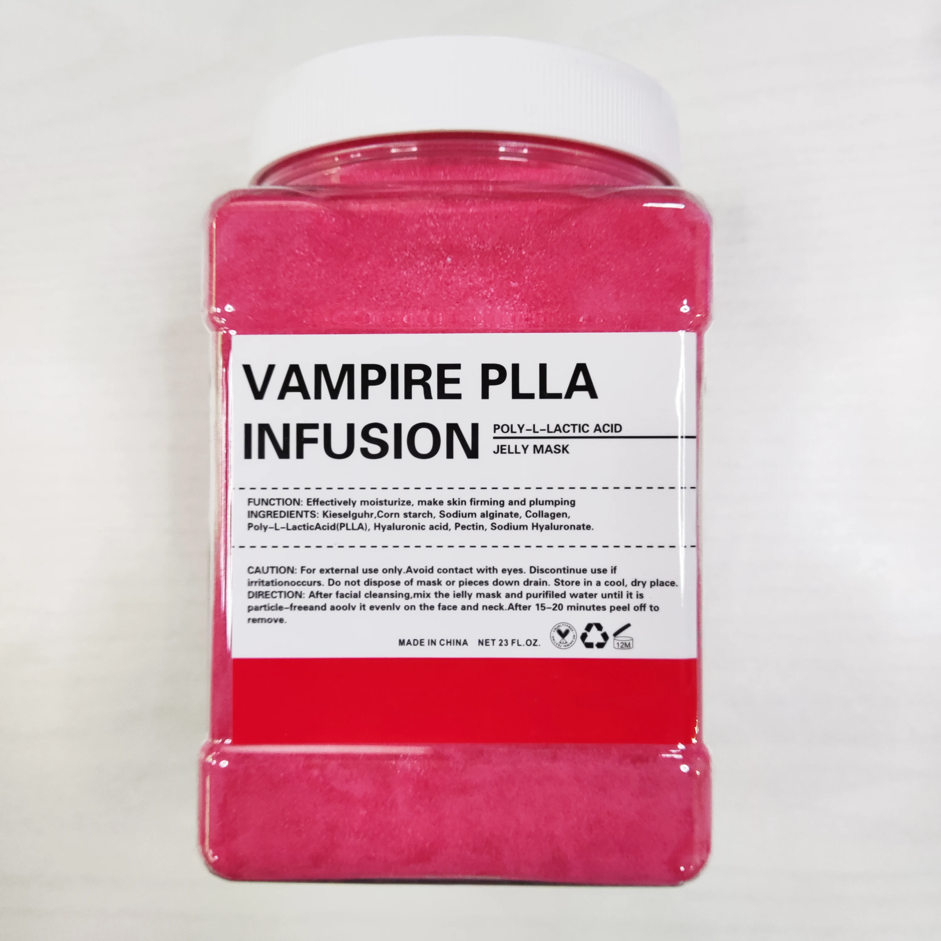 2022 New Arrival Vampire private label Jelly Mask organic brighten cleansing peel off powder Vampire Jelly Mask