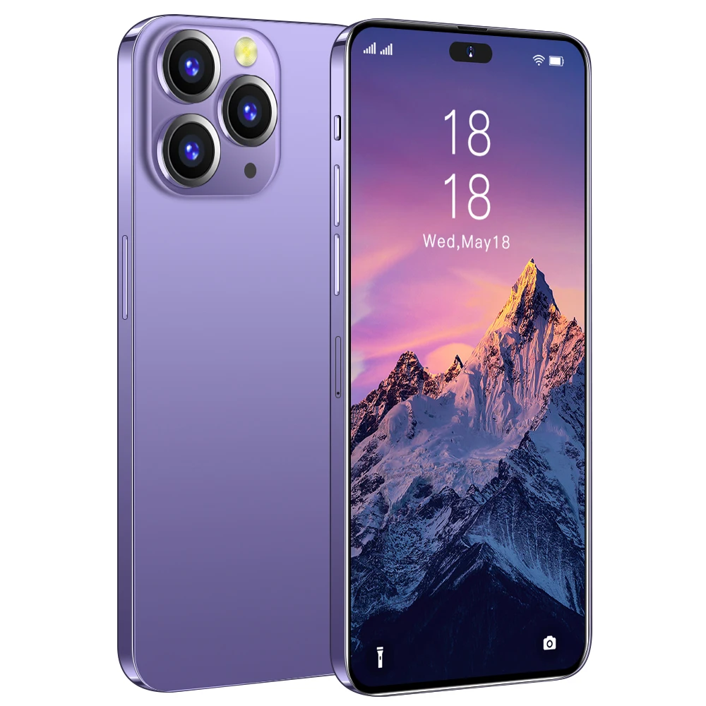 Wholesale New Original Phone 14 Pro max Smartphone 16GB+1TB 48MP+108MP Dual SIM Card 7800mAh 5G Mobile phones