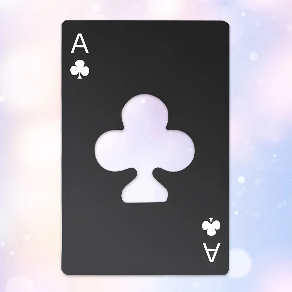 Poker Card Beer Bottle Opener Portable Stainless Steel Corkscrew Kitchen Accessories Multipurpose Card Bottle Opener Tools