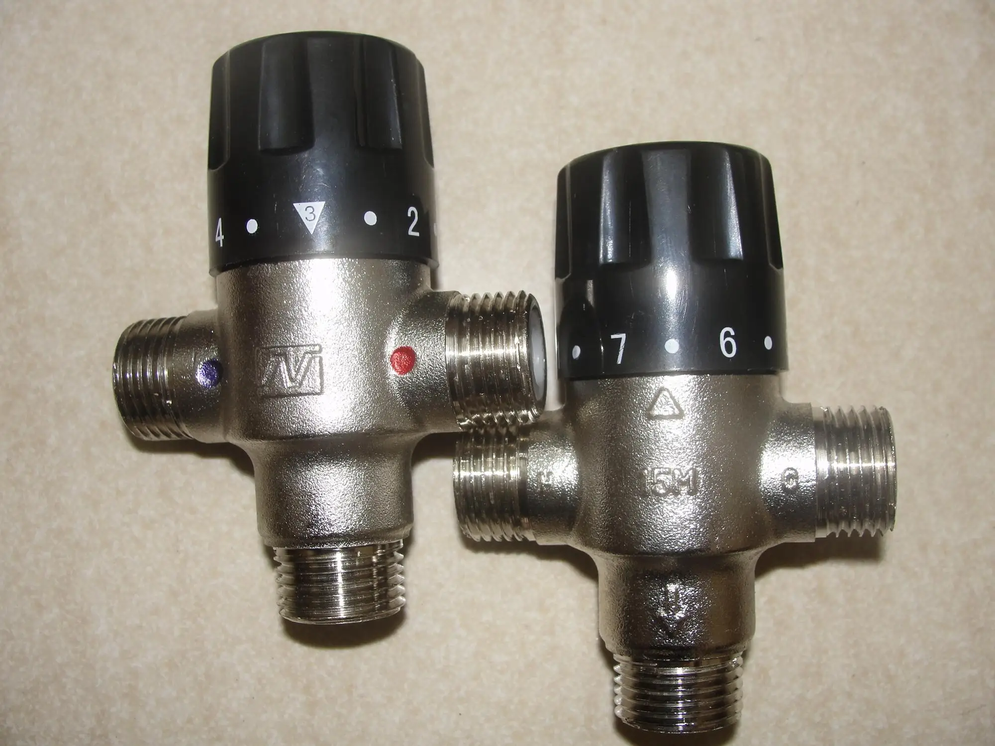 THERMOSTATIC MIXING VALVE WITH CHECK VALVE Solar Water Heater Parts