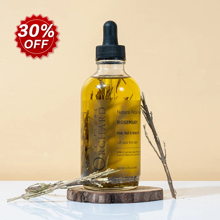 100% Pure Essential Oil Plant Organic Rosemary Hair Growth Oil