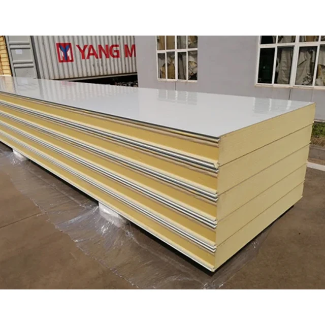 panel sandwich 30mm precio pu sandwich panel industrial applications for partition wall