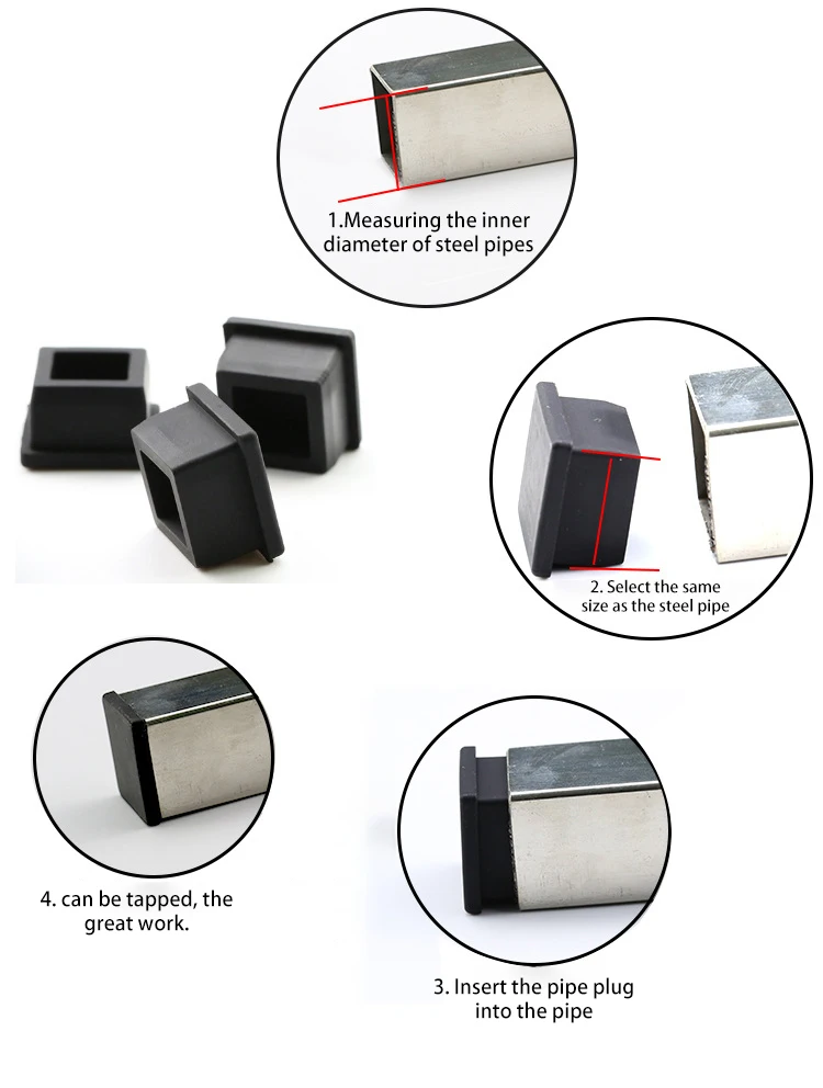 Deson Custom NBR Molded Circular OR Square Special-Shaped Plastic Silicone Stopper Manufacturer Silicone Rubber Plug