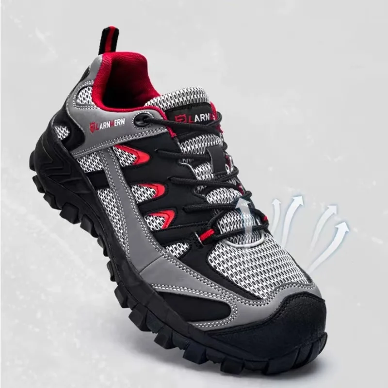 Super comfortable and breathable mens safety shoes with steel toe cap and rubber sole,2018 hot-selling