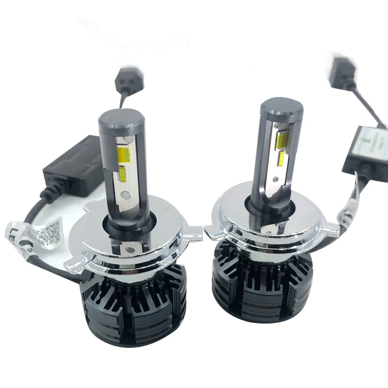 3colours H4 H1 kits T6 Automobile Head Lamp bright automotive car LED headlight