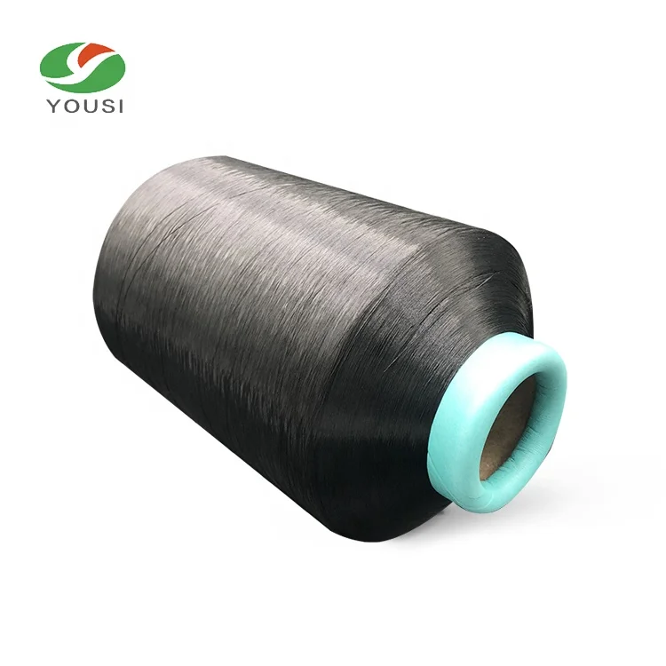 
BLACK Low Melting Nylon Yarn 100D 150D for Shoe Materials 
