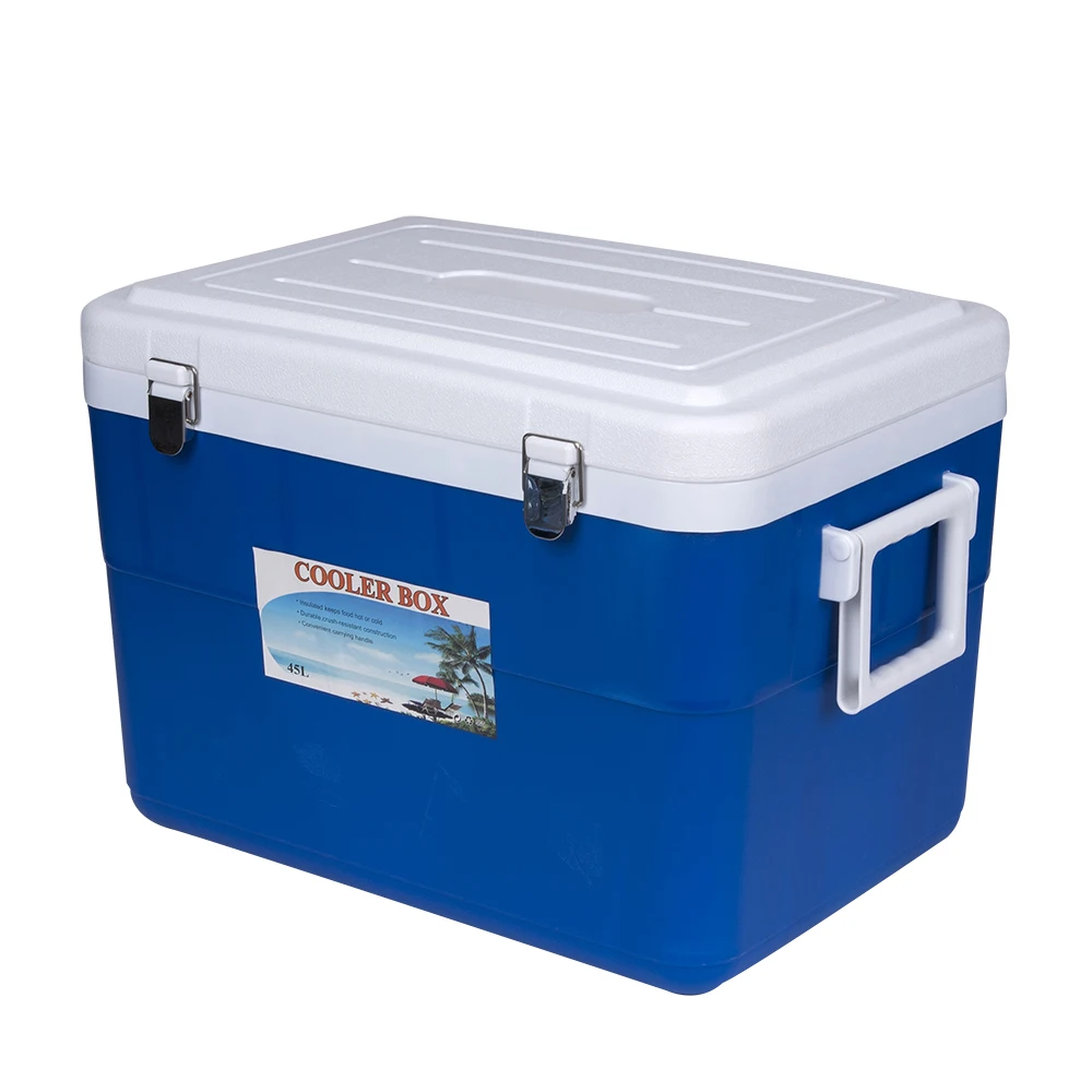 45L-50L  plastic ice cooler box use for cans and food keeping cool