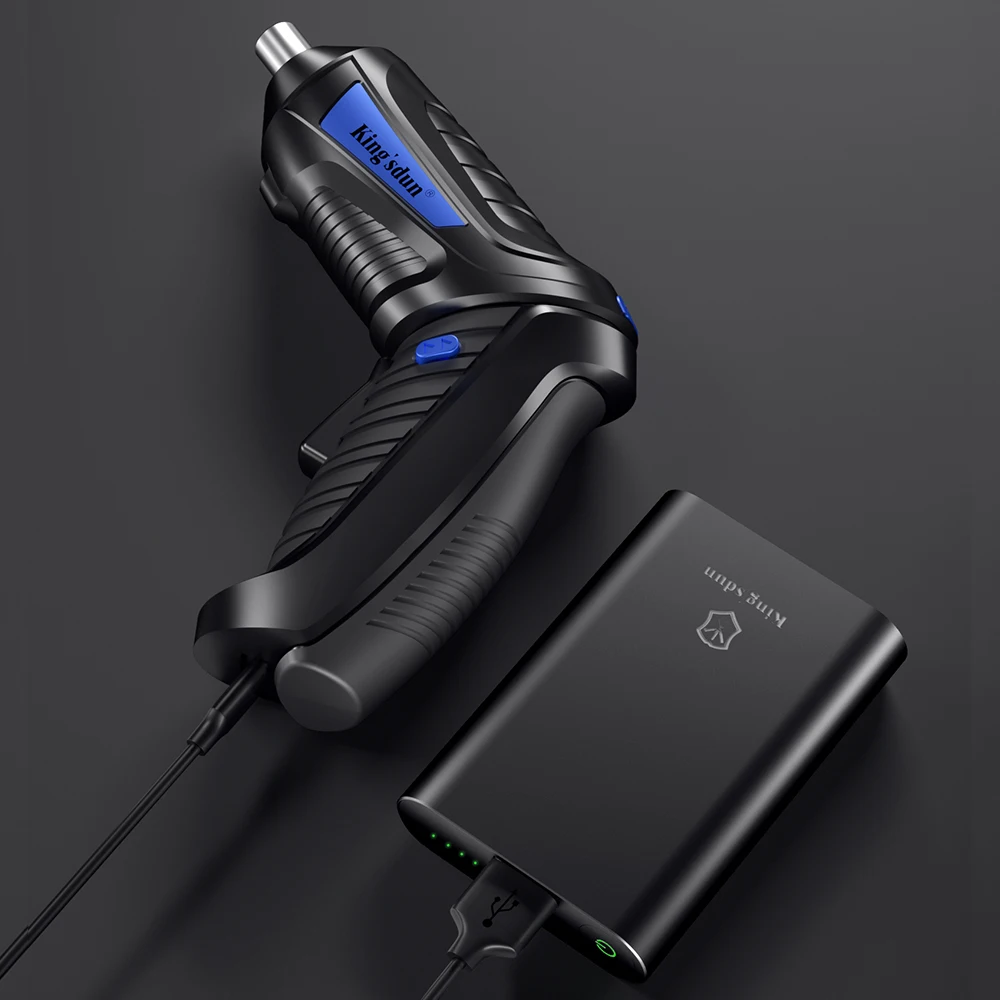 2023 New 5V Mini Electric Screwdriver Small Portable Cordless Powered Screw Driver Set Home Portable Cordless Drill