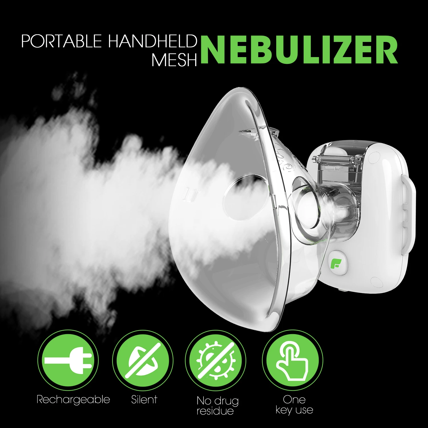 Feellife Head-changing asthma inhaler nebulizer ultrasonic nebulizer Feellife home health care medical mesh nebulizer machine