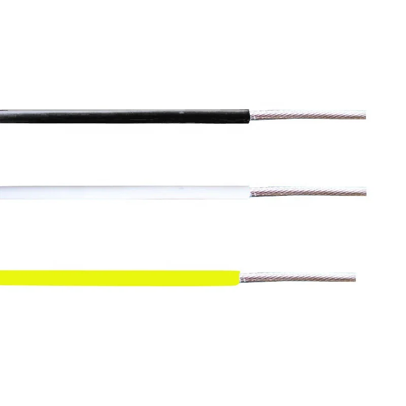 PTFE Silver Copper 250 Degree Fluoroplastic Extruded Wire