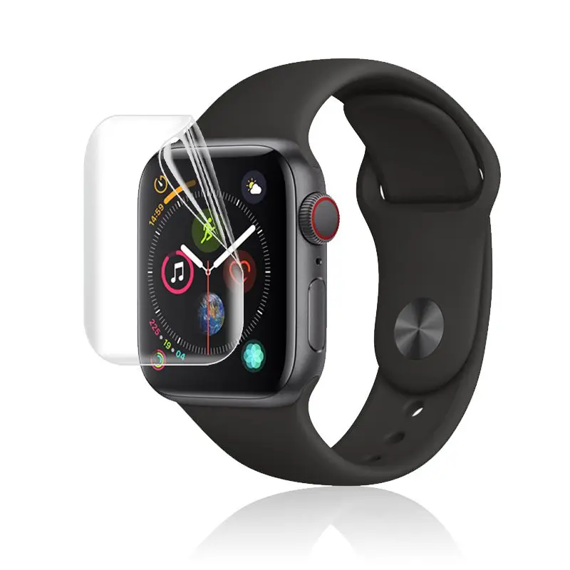  Гидрогелевая пленка для Apple Watch 5 44 мм 40 мягкое полноэкранное защитное стекло закаленная iwatch 42 38 apple watch 3