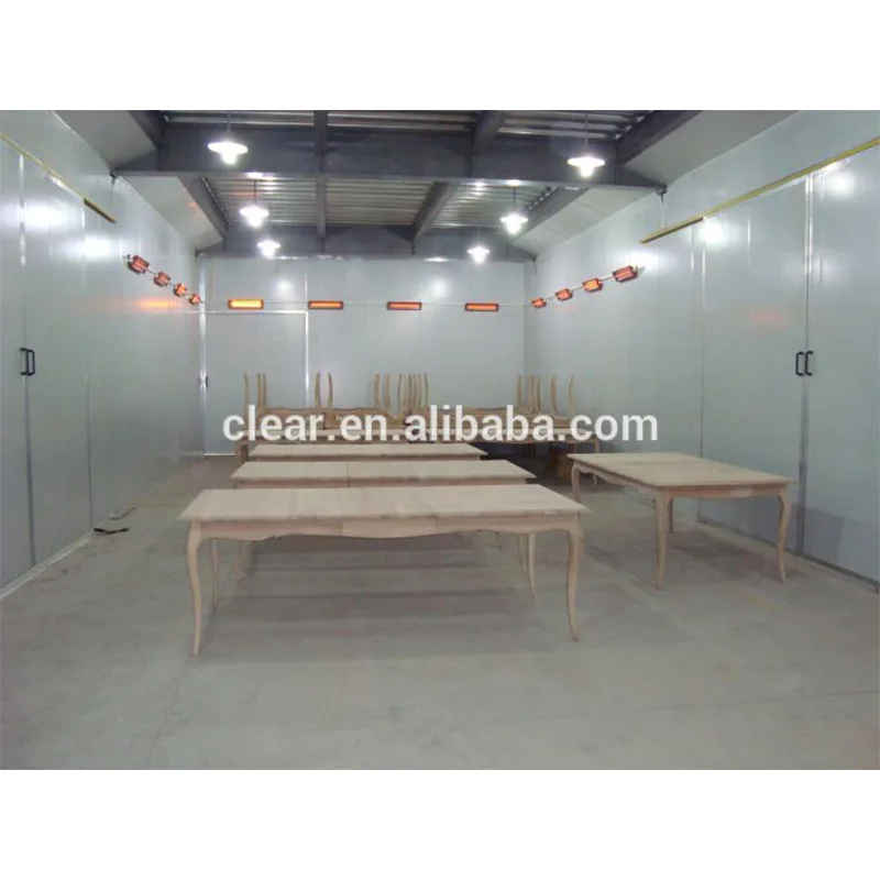 Woodworking furniture paint spraying booth/wood painting spray machine wood paint room cabin ventilation system