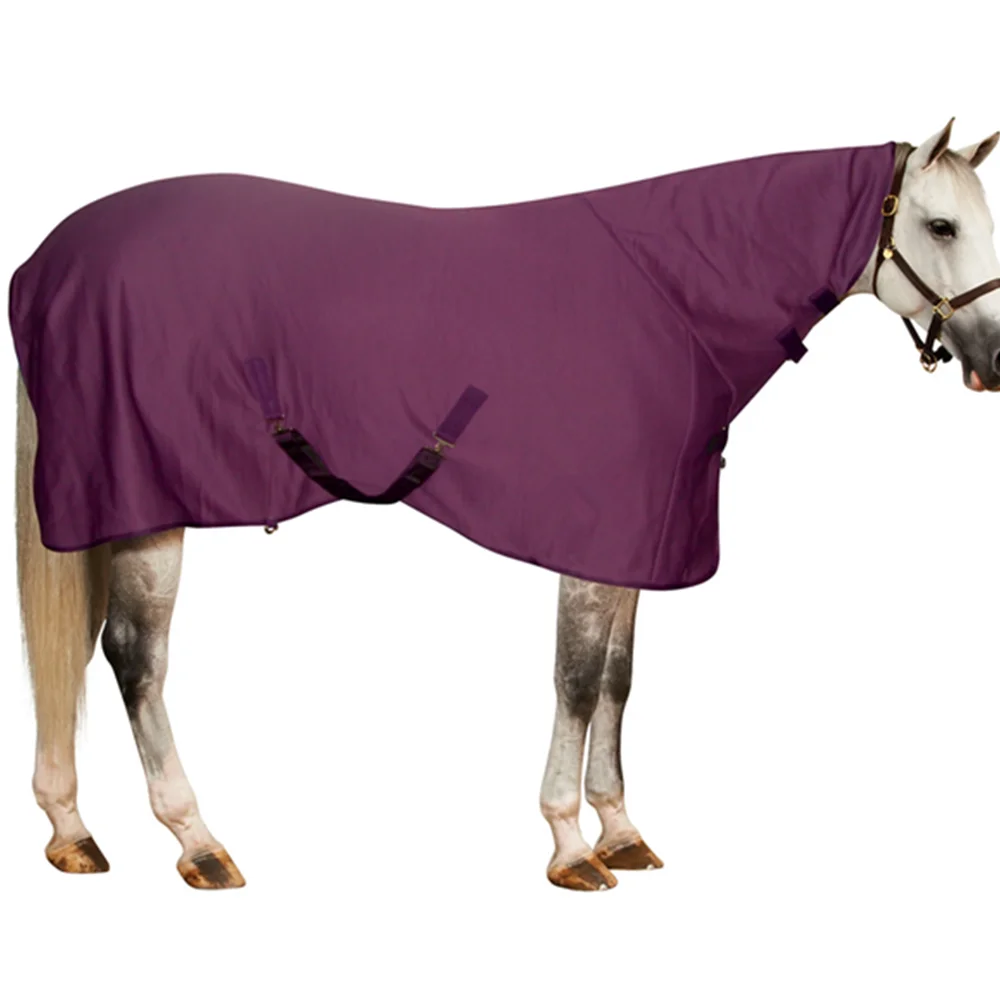 Customized High quality wholesale new style Soft Fleece Horse Cover Fly Blanket Sheet Rug cooler