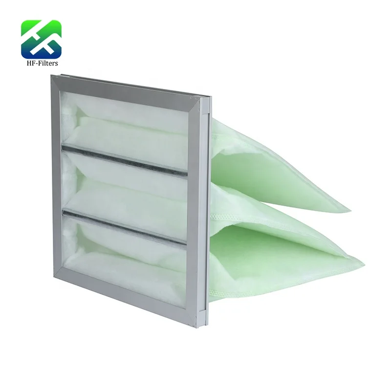 Синтетический первичный эффективный карманный воздушный фильтр ambu для G4/F5/F6/F7/F8/F9