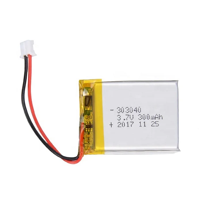 China Manufacturer 451550 3.7v 300mah lipo rechargeable battery