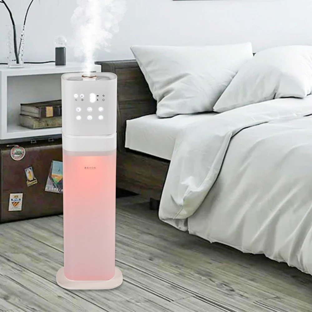 Wholesale 250ml/h Mist Rate 8L Capacity Floor Stand Humidifier Hotel Home Essential Oil Aroma Air Scent Diffuser Machine