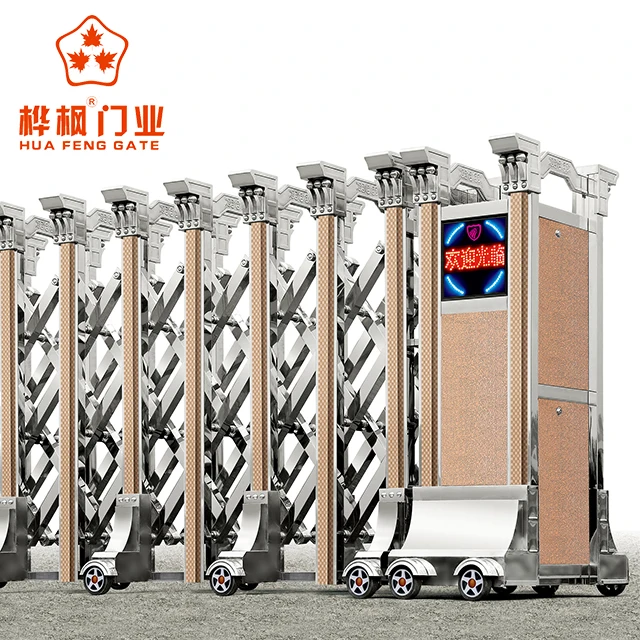 
Sliding Automatic Electric Retractable Driveway Fence Gate 