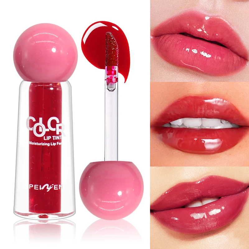 PEINFEN Wholesale Liquid Lip Tint 6 Colors Long Lasting Non Sticky Plumping Moisturizing Waterproof Mirror Glass Lip Gloss Set