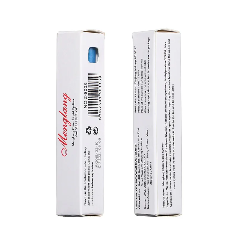 Private Label Liquid Glitter Metallic Eye Shadow Shining Liquid Eyeshadow Quick-dry Eye Liner Makeup Beauty Tools