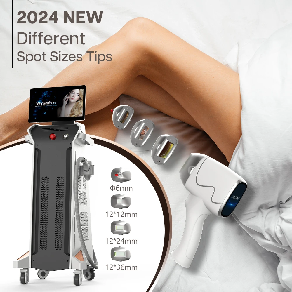 Professional 1800W Diode Laser Hair Removal 755 1064 940 808Nm Hair Removal Machine