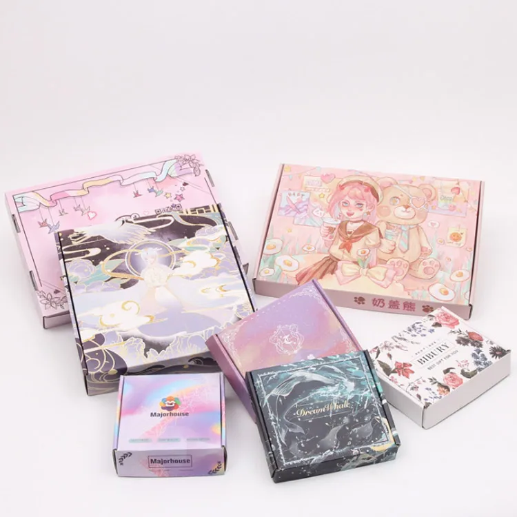 Custom Logo Printing New Design Eco Friendly Handmade Luxury Paper Folding Box Aircraft Box For Clothes And Gift