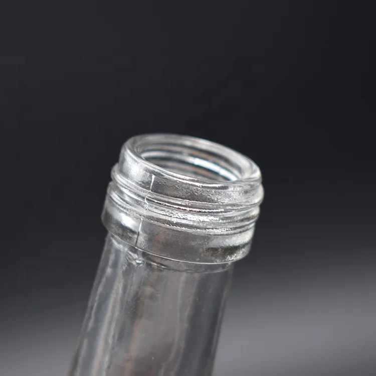 High Quality 250ML Clear Flint Empty Glass Wine Bottles for Gin Beverage Supplier