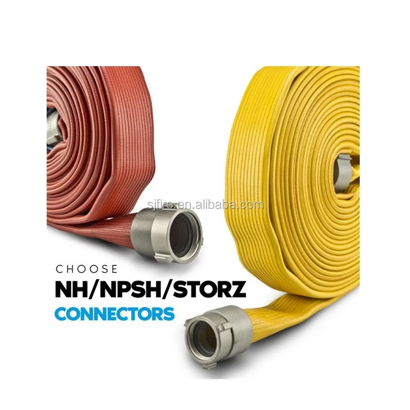 Good quality and best price duraline Nitrile NBR rubber coat 2.5 inch fire hoses