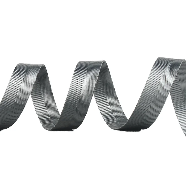 Herringbone strips seat belt strap 38mm nylon polyester webbing