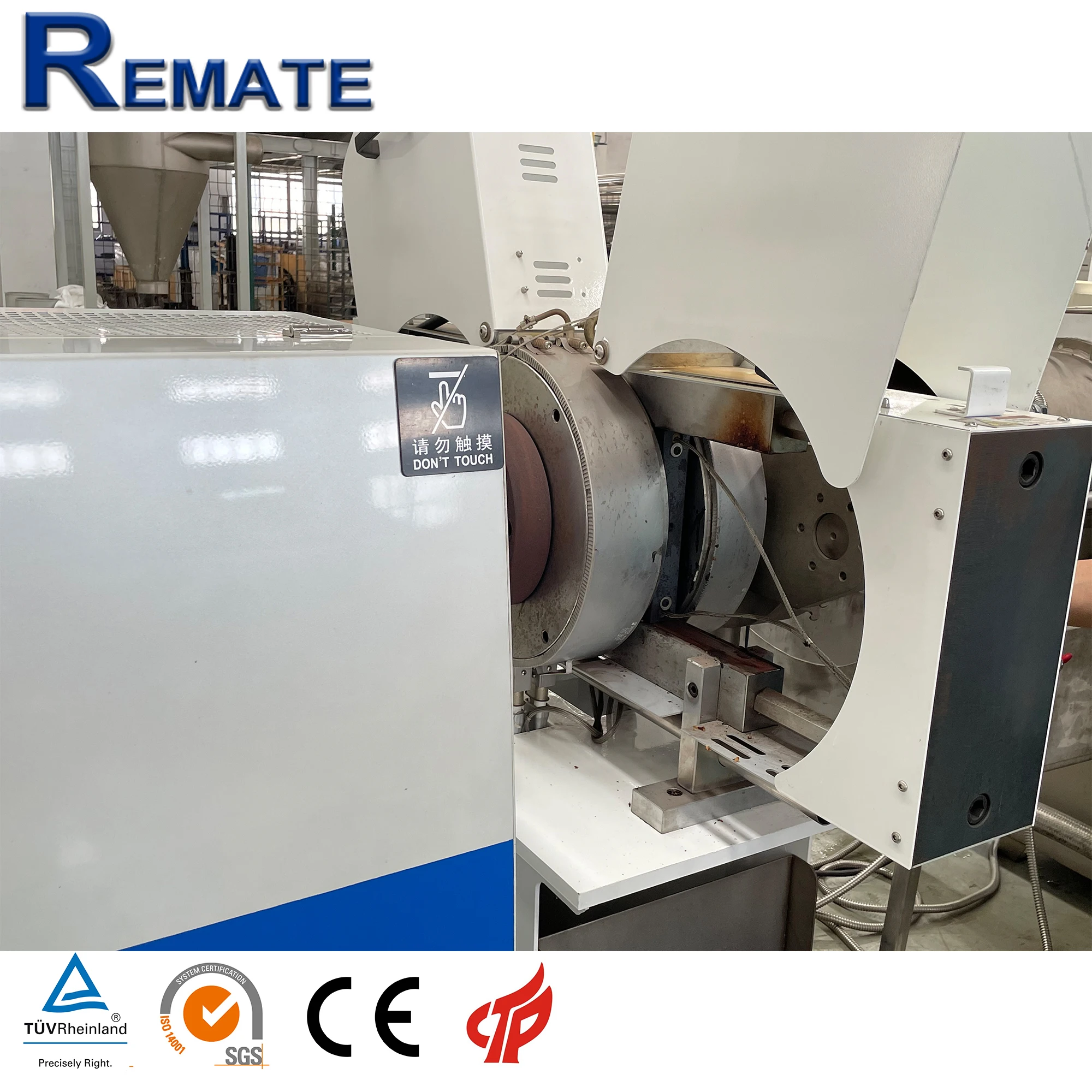 Single Screw Granulator Extruder Plastic Waste Pe Pp Pellet Extruder