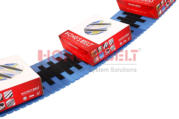 Hongsbelt High Performance Elevator Conveyor Cleated Inclined Friction Modular Conveyor Belt