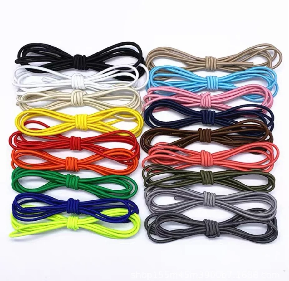 Веревка для головы с круглым эластичным веревочным крючком, эластичная веревка для продажи, черная, желтая, красная и синяя резиновые цветные материалы для имитации сломанной пряжи