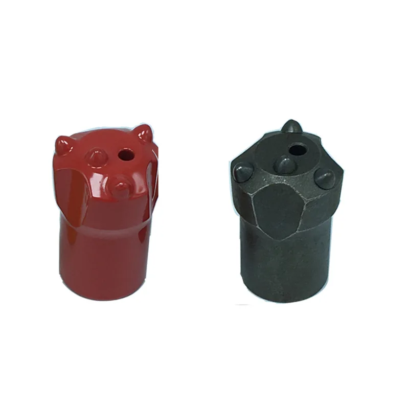 Button bit Cold-pressed welding alloy plum blossom drill Column tooth bit Mine drill bit Rock drilling tools