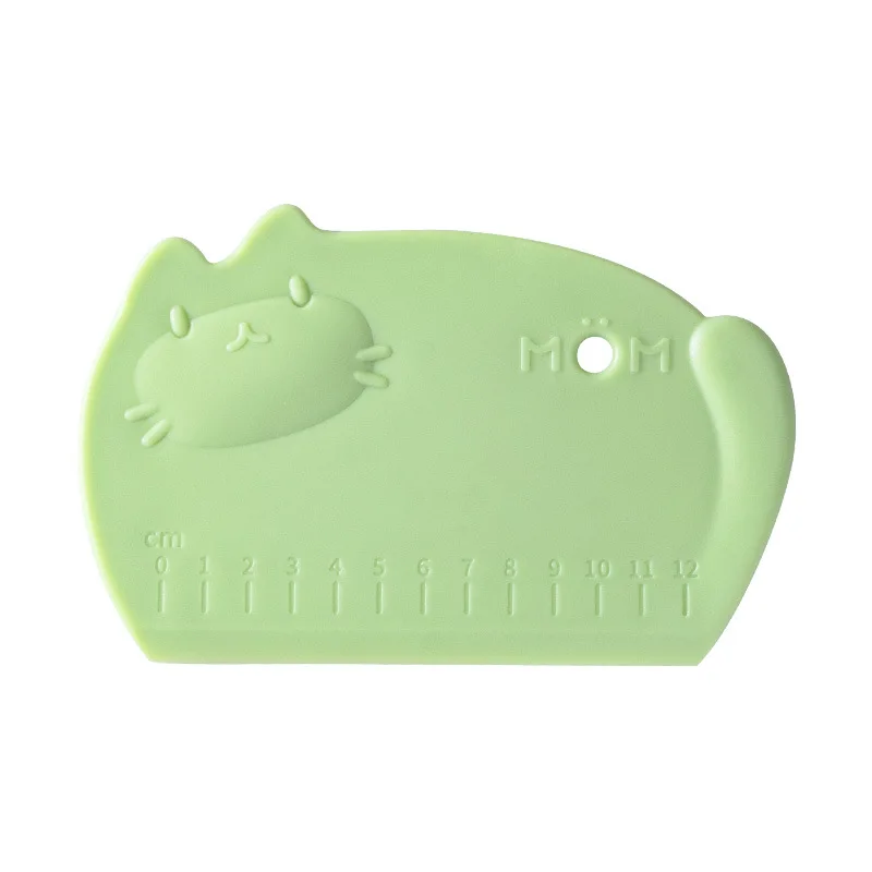 Pastry Plastic Cake Dough Scraper Cutter Bench Scraper with Measuring for Baking Kitchen Plastic Dough Scraper
