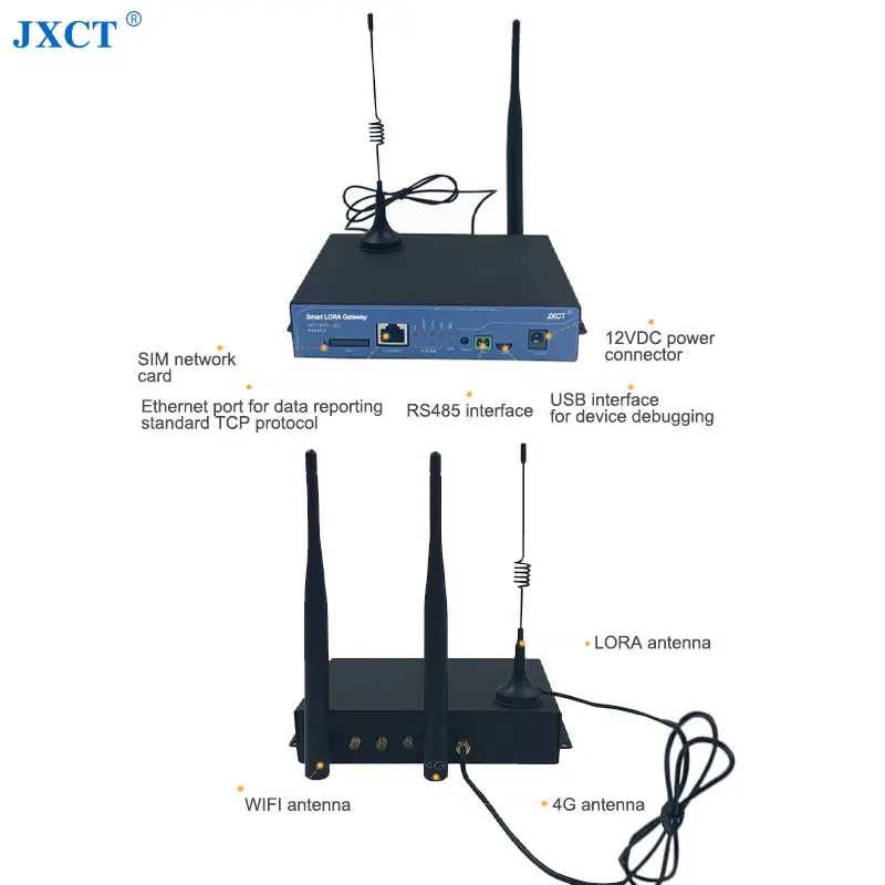 Lora Gateway for 4G Ethernet Wireless Data Transmit