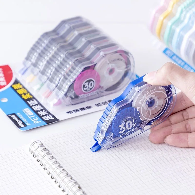 Practical Stationery Correction Tape Customized Plastic Student Transparent Correction Tape