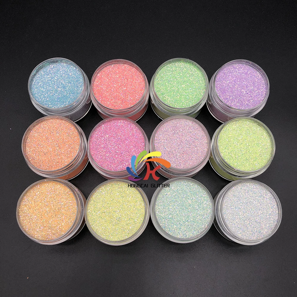 Wholesale Glow In Dark Glitter Luminous Powder Nail Glitter for Resin Christmas Crafts