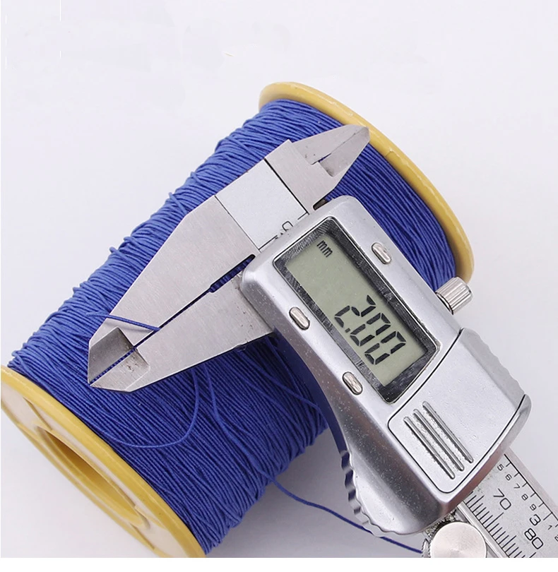 2mm x 100meters roll high elasticity polyester latex cord custom elastic rubber cord strong stretch round rope string