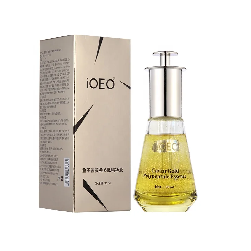 Hot Sale Serum For Face Anti-Aging Repair Damage Skin Reduce Dry Fine Lines Smoothing Caviar Gold Polypetide Essence Serum