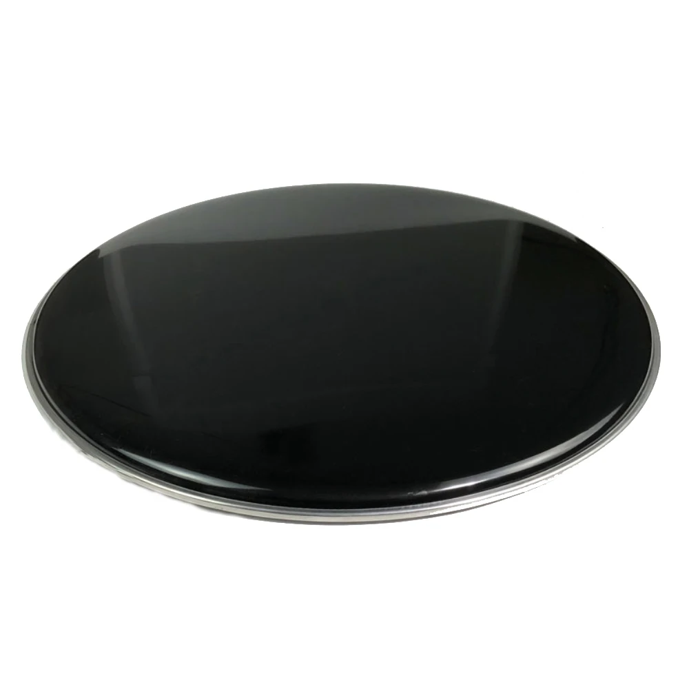 Custom OEM Supplier Black Skin Color 0.125mm Thickness Optional Size Bass Drum Head