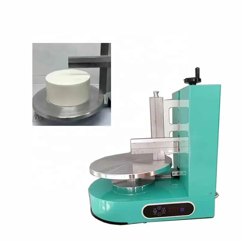 Automatic Cake Coating Birthday Cake Smearing Forsting Small Cake Cream Decorating Machine