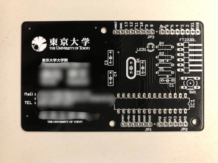 Высокотехнологичные визитные карточки Arduino металлические оптовая